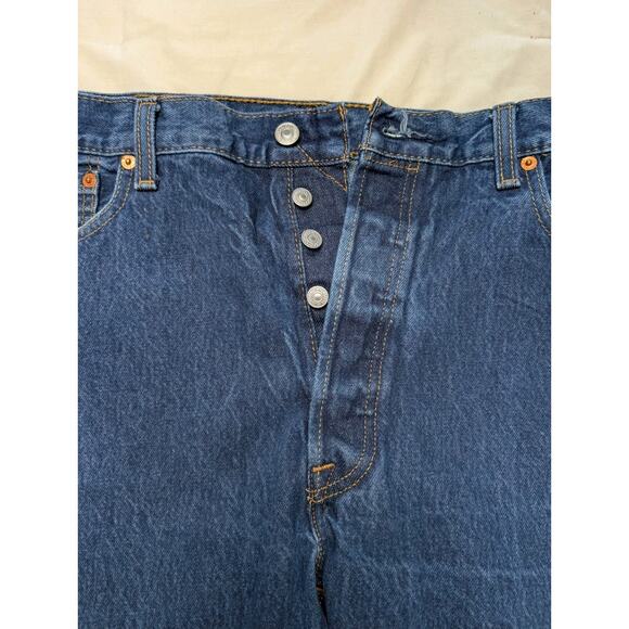 Levi’s 501 Original Fit Button Fly Jeans W38 L30 (Measures 26”) Classic Blue - Picture 4 of 10